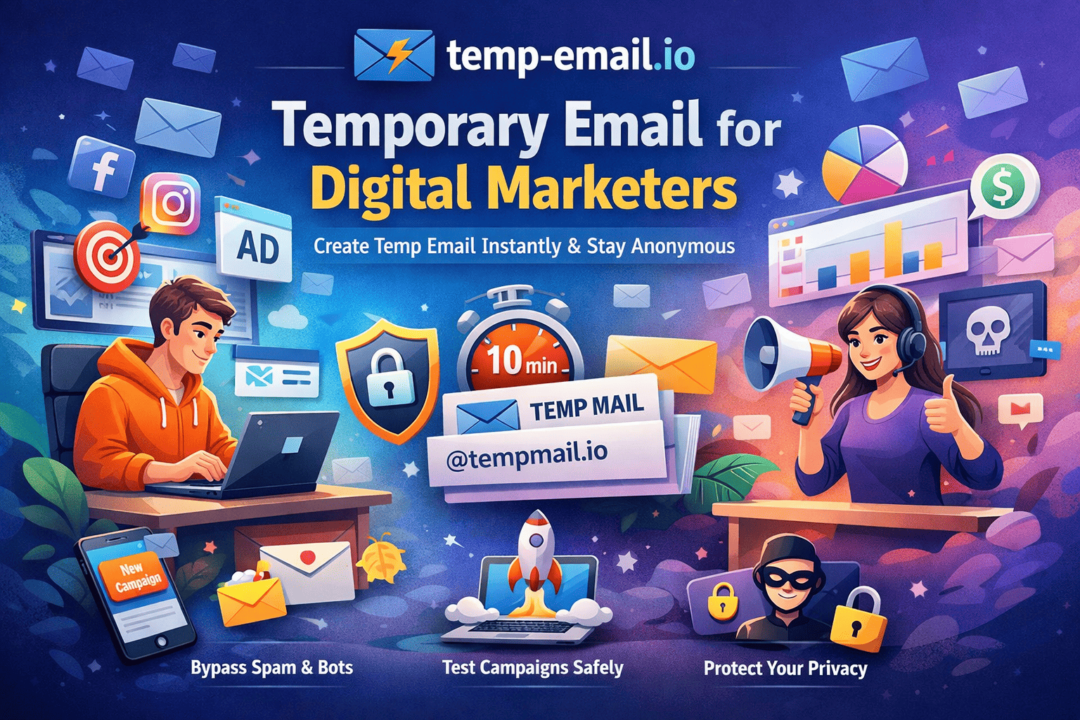 Temporary Email for Digital Marketers: A Smart Tool for Privacy, Testing, and Growth