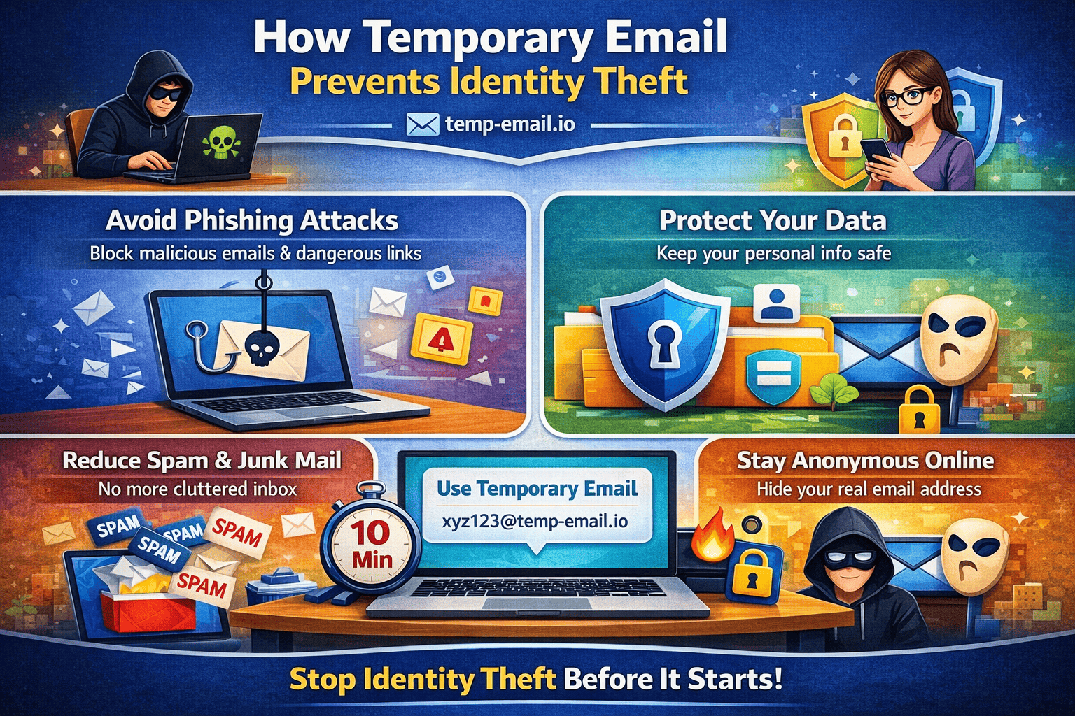 How Temporary Email Prevents Identity Theft: A Simple but Powerful Privacy Tool
