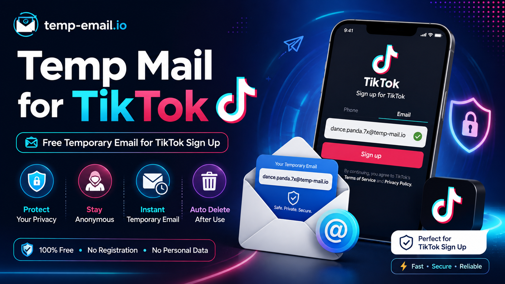 Temp Mail for TikTok – Safe Temporary Email for TikTok Signup