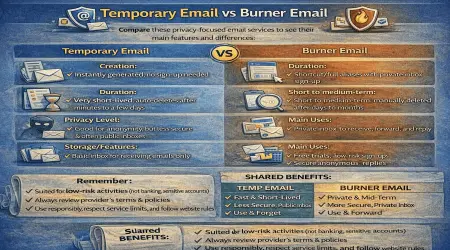 Temporary Email vs Burner Email: What’s the Real Difference?