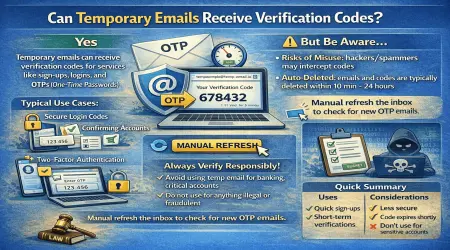 Can Temporary Emails Receive Verification Codes?