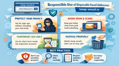 Responsible Use of Disposable Email Addresses: Privacy Without Problems