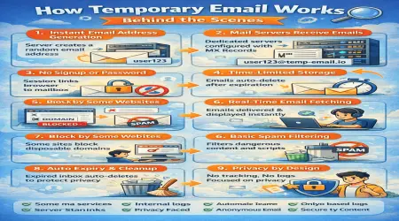 How Temporary Email Works Behind the Scenes