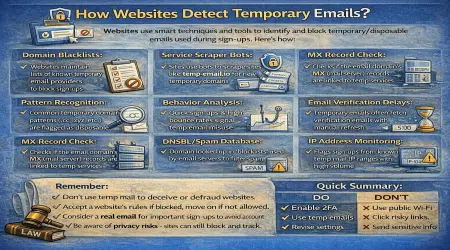How Websites Detect Temporary Emails