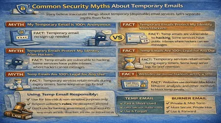 Common Security Myths About Temporary Emails